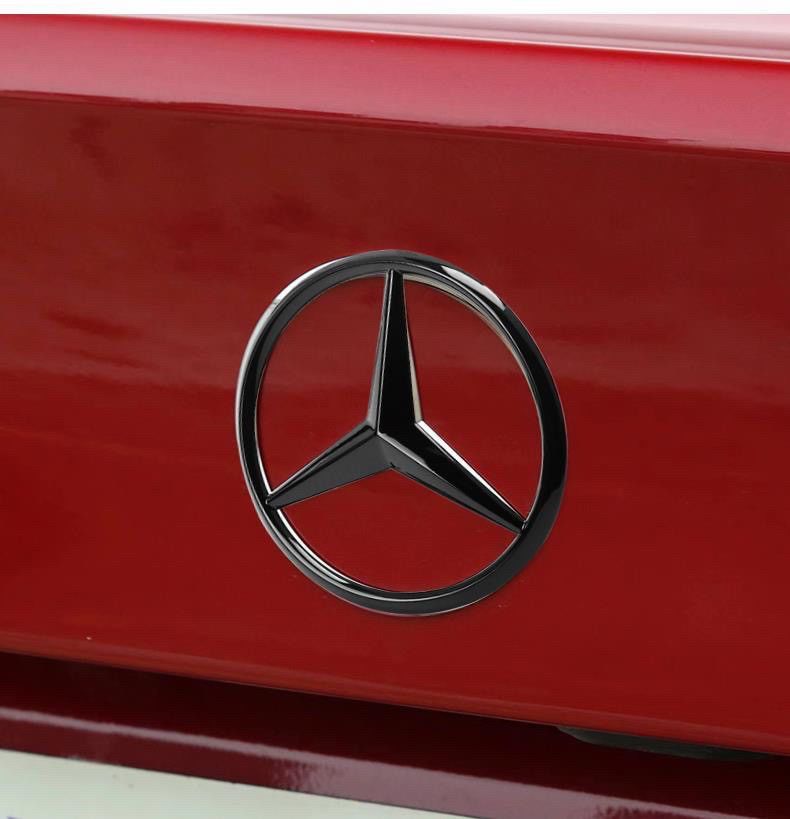 Suitable for Mercedes-Benz car models: C260, E300L, A200, GLC260, CLA, S-Class – rear emblem, three-pointed emblem