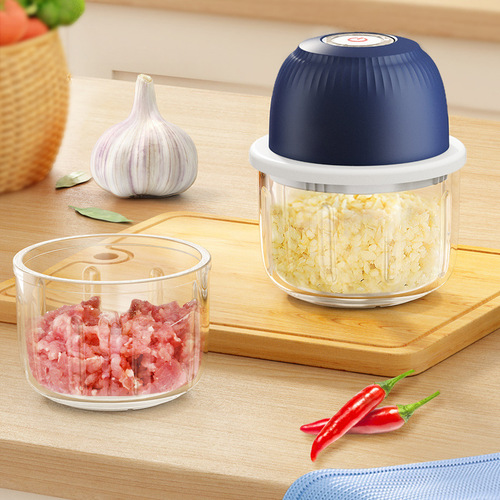 Panidi Electric Garlic Container 350ML Glass Cup Garlic Masher Garlic Paste Machine Shipment Included