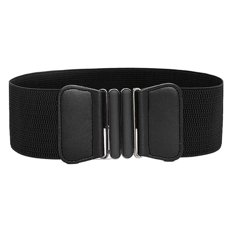 Cinturón ancho elástico decorativo de las mujeres del estilo coreano Banda elástica súper ancha simple de la cintura de las mujeres del todo-fósforo al por mayor