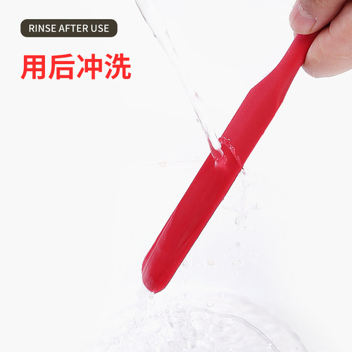 Silicone Scraper Long Cake Frosting Spatula Mid-Autumn Mooncake Mixing Scraper DIY Baking Tool