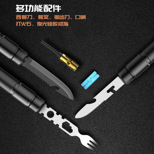 Multifunction Outdoor Military Spade Set, Camping Survival Car Foldable Emergency Axe Spade Set