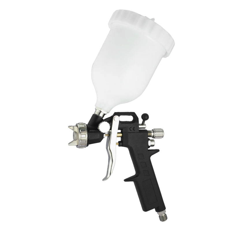 Pistola de pulverización de pintura neumática transfronteriza personalizada WF2200 1.2 - 2.5mm alta atomización 600ml pistola de pulverización de pintura de pot superior