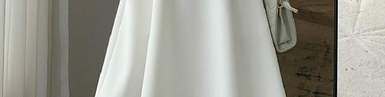 帮手描述图：2022夏季新款复古赫本风小黑裙胖妹妹收腰显瘦方