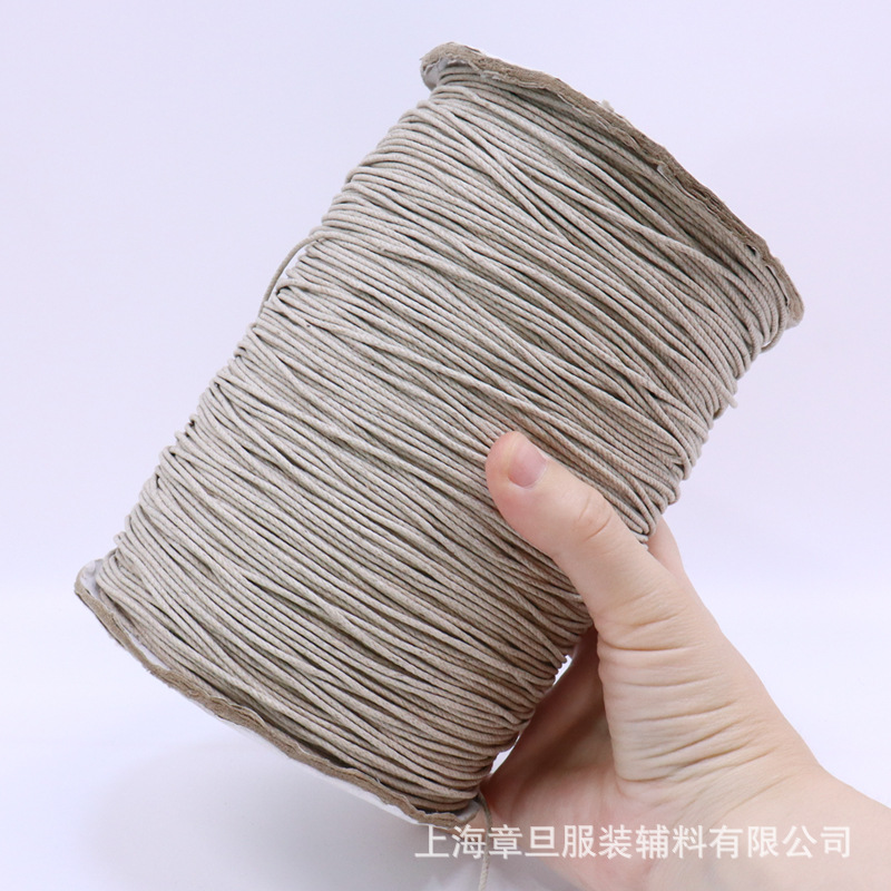 4*3蜡线 1.5mm蜡绳 上蜡 亚麻棉 吊牌线 服装辅料服饰箱包鞋帽DIY