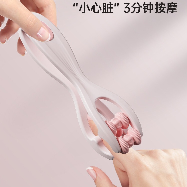 Upgraded double-row finger massager hand joint massage fiber finger Tiger Mouth press relieve hand acid massage artifact