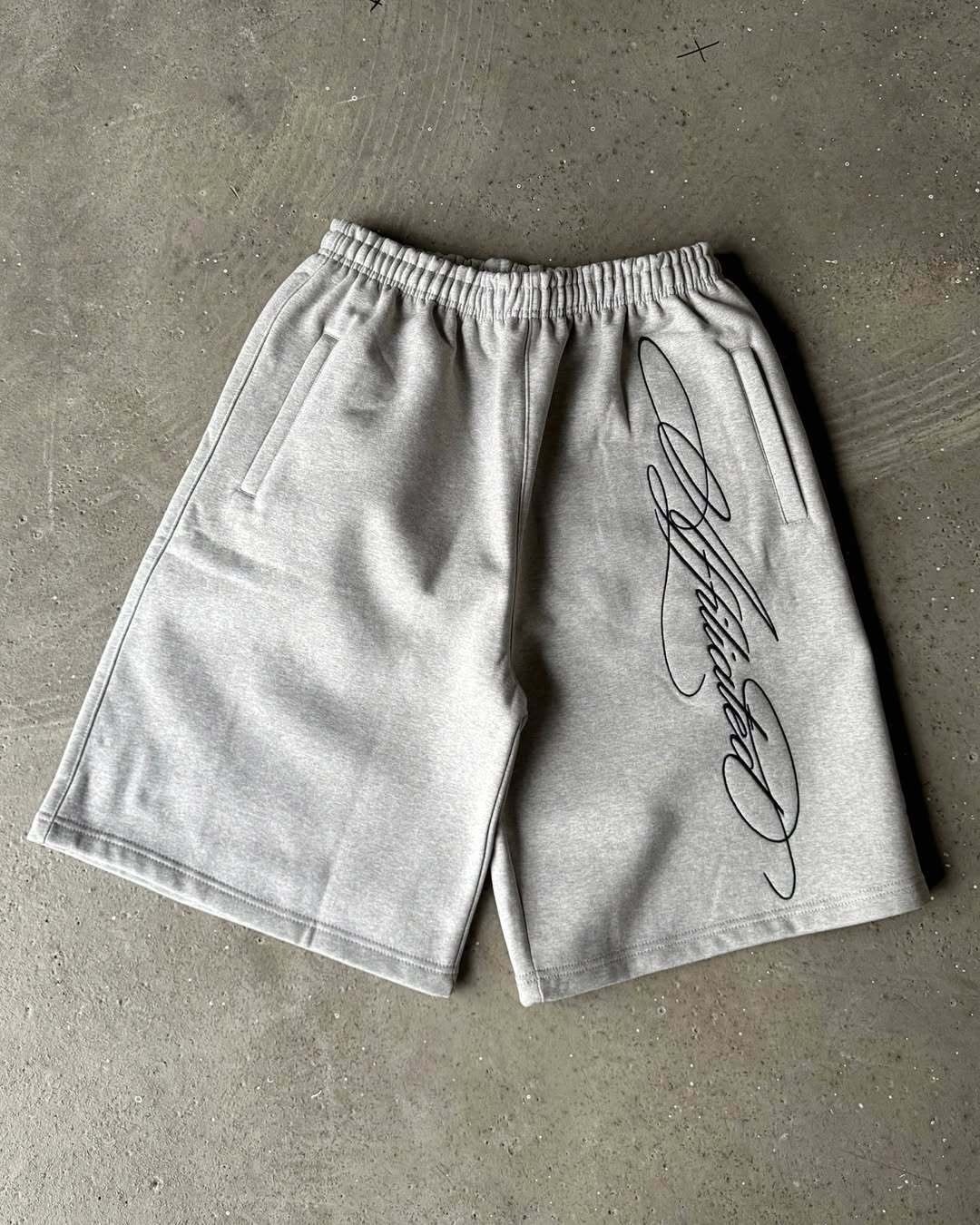 Men's Casual Printed Shorts Trendy Pattern Street Style Loose Straight Leg Pants American Retro Design_viptrois.com