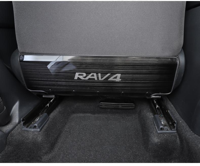 Anti-Kick Pad Stainless Steel Interior Protection for RAV4 2021