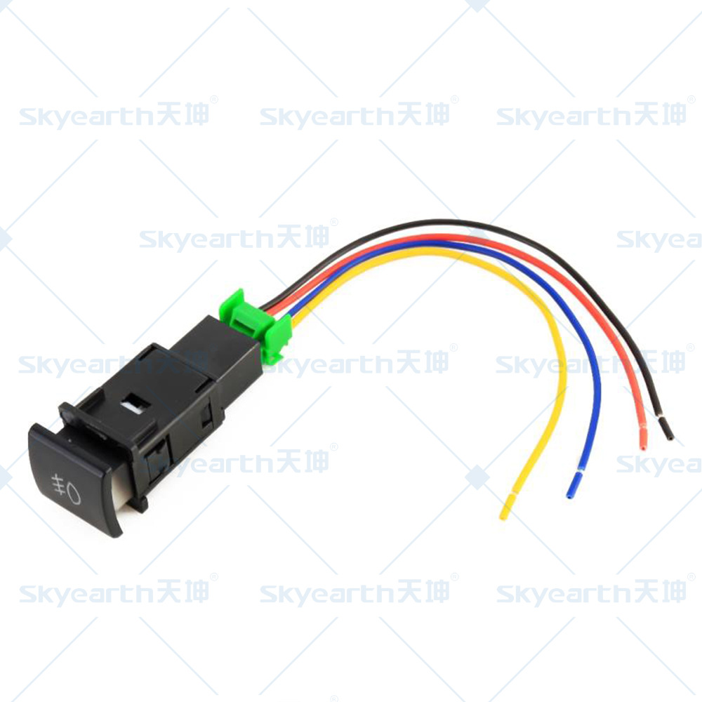 Adecuado para Toyota, Honda, Nissan, luces antiniebla modificadas, interruptor de encendido universal, luz de automóvil, interruptor de presión de control central con arnés de cables