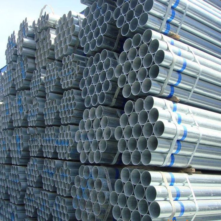 重庆华岐厂家镀锌焊管批发 dn20-dn200消防流水镀锌圆管 穿线管