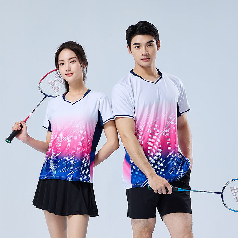 [Sanxi Factory Store] 2025 New High-end Quick-drying Competition Training Clothing suit Men's Badminton Clothing Women