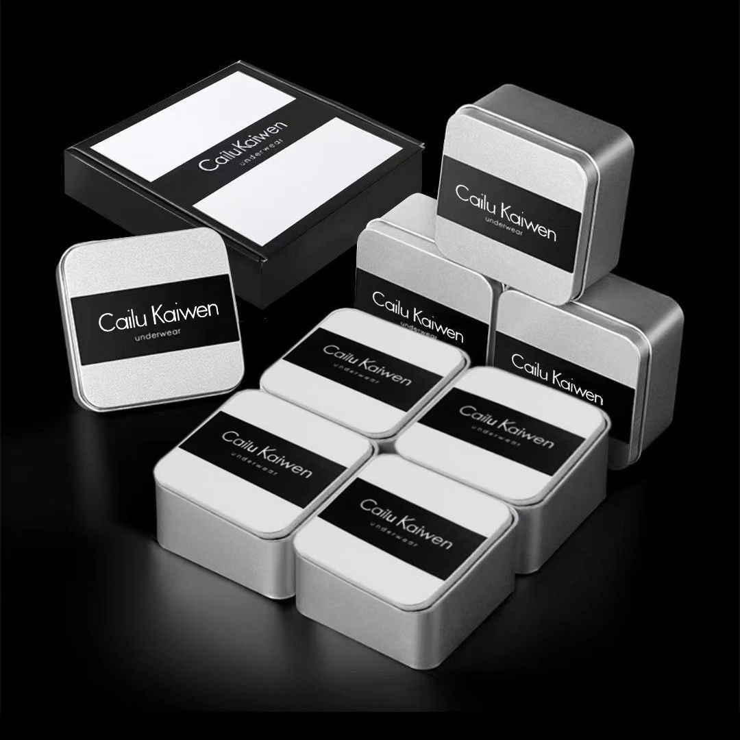 Trendy Brand Pure Cotton Men's Underwear Men's Breathable Antibacterial Boys' Shorts Youth Style Men's Boxer Briefs Boxer Briefs