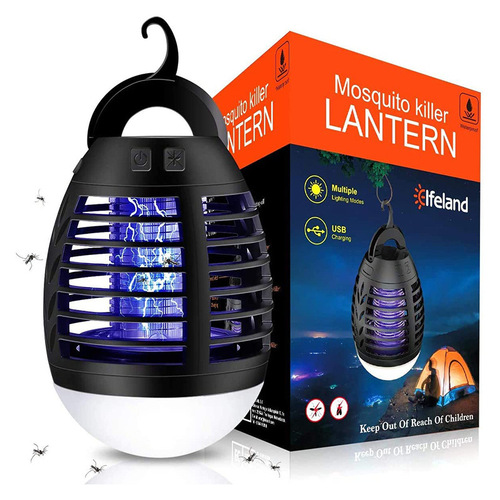 Cross-border electric shock mosquito killer lamp USB electronic fly killer artifact portable outdoor travel tent led camping camping lamp