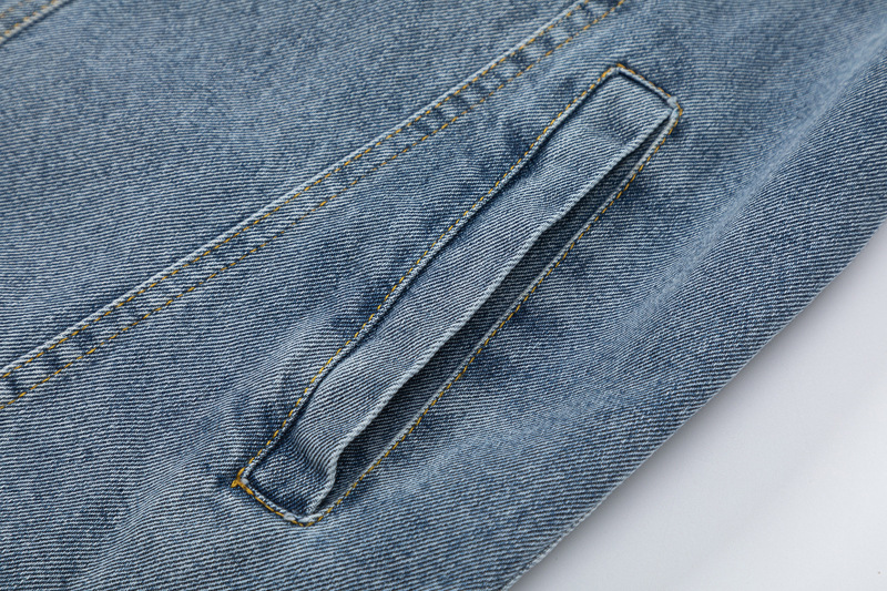 Herrenbekleidung Nische High Sense Denim Herren- und Damen-Ins Fashion Brand Casual Loose Jacket_voghion.com