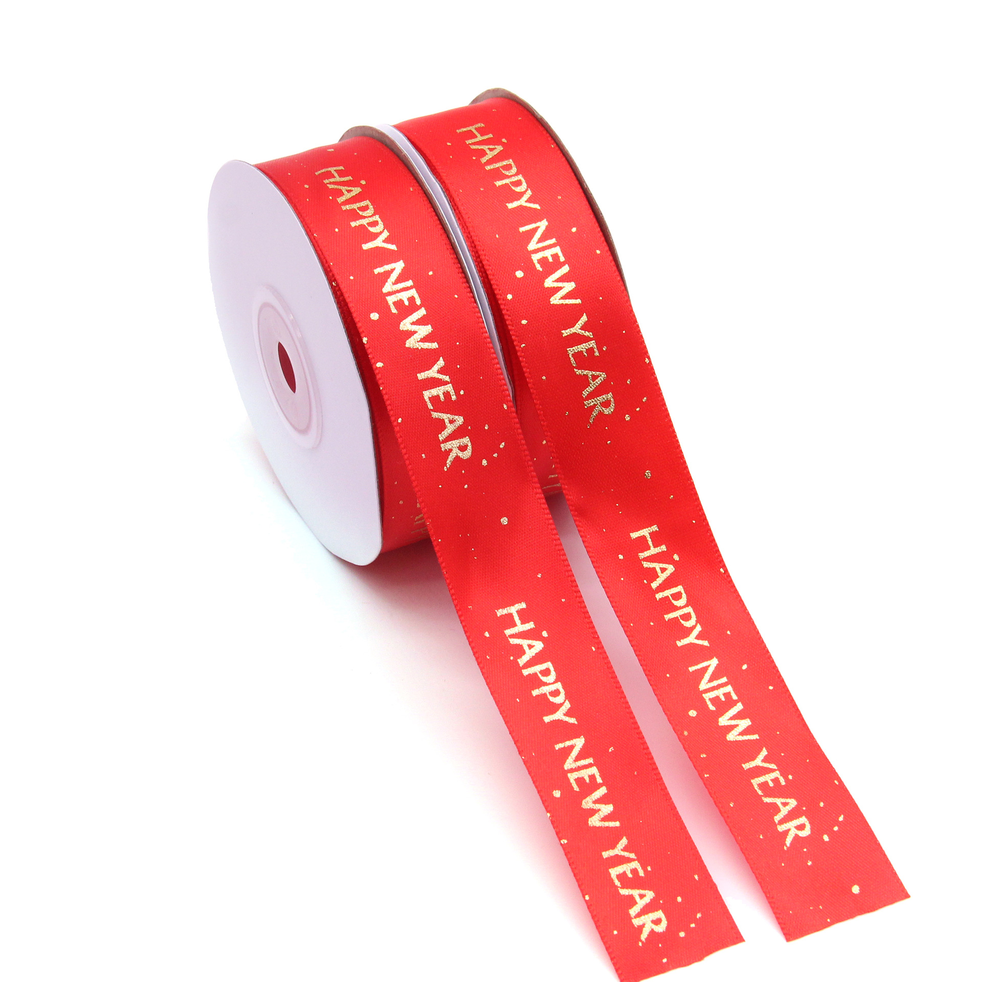 Tianyi Mei 2cm en Stock Año Nuevo cinta de impresión 2024 Feliz Año Nuevo cinta festiva roja
