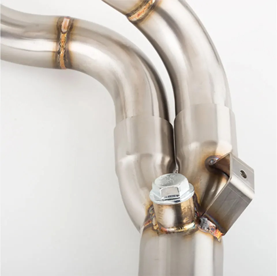 Motorcycle F900Xr Exhaust Pipe Front Section F900R Modified Stainless Steel Middle Section and Tail Section Exhaust Set 20-24