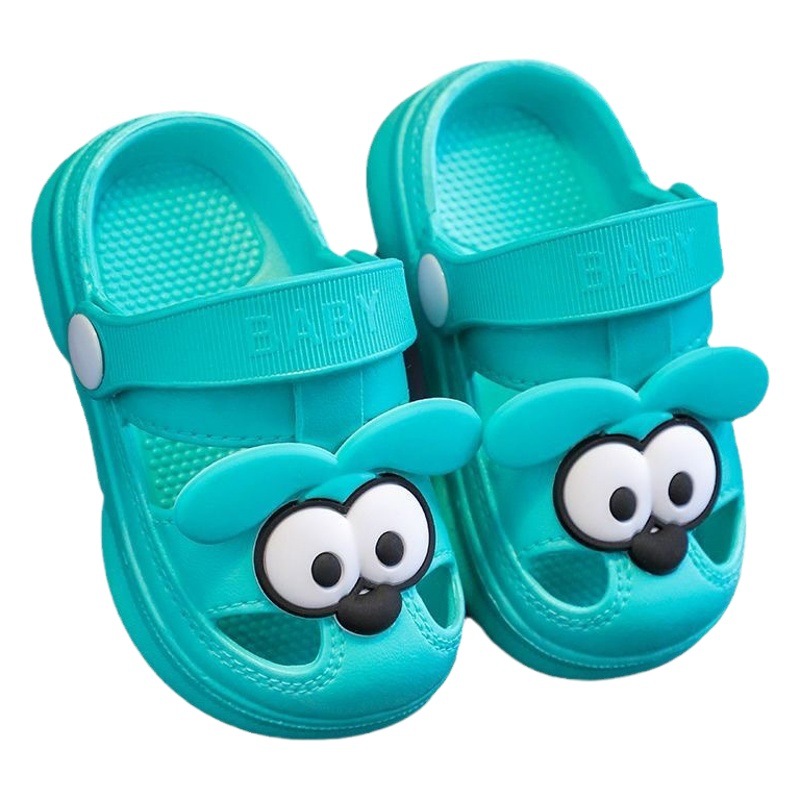 Children's slippers summer new cute bear baby girls' shoes boys' soft bottom non-slip home bathroom slippers