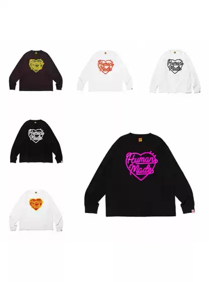 European and American Japanese-Style Trbottom Brand Long-Sleeve T-Shirt Cartoon Youth Men and Women Couple Loose Cotton Crew Neck Base Shirt