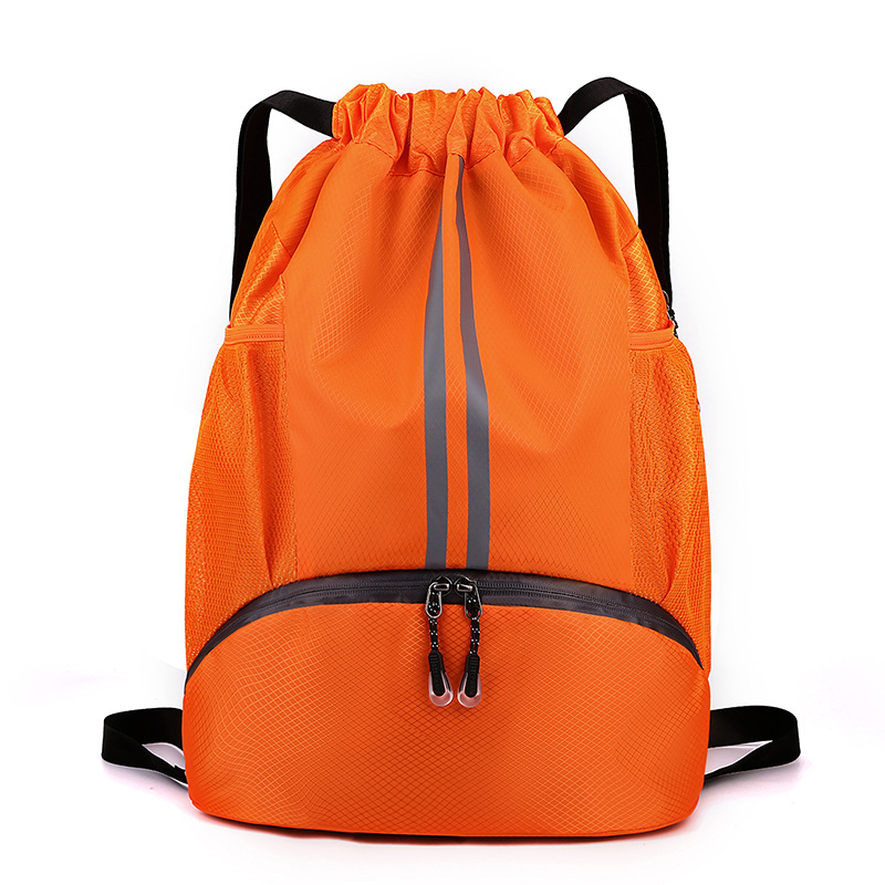 Bundle shoulder drawstring soccer basketball dry wet separation swimsuit storage, fitness bag, backpack can be used_voghion.com