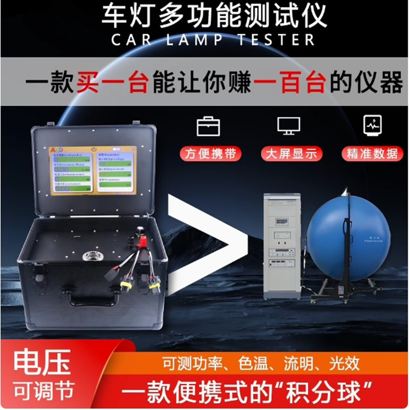 Prueba multifuncional de lámpara LED