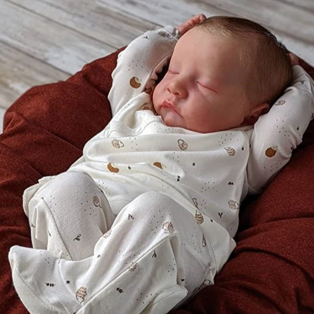 Versión ordinaria 49cm Levi Reborn muñeca simulación bebé Reborn muñeca Comercio exterior e-commerce suministro