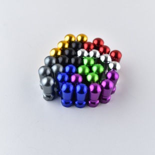 Aluminum Alloy Car Tire Valve Cap Personalized Universal Valve Core Vacuum Tire Tire Pressure Monitoring Valve Cap