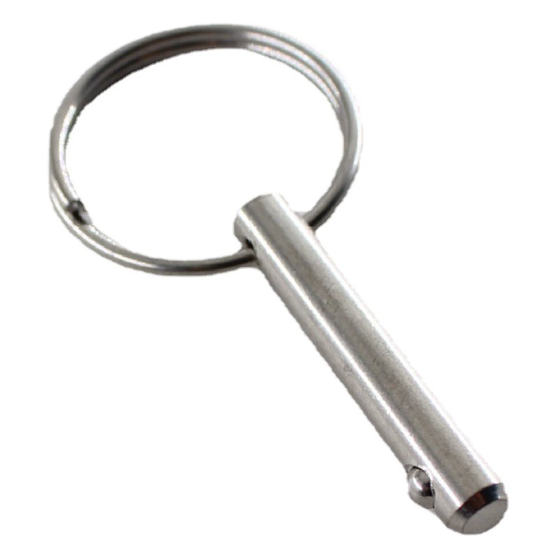 Нержавеющая сталь 316 морской Пружинный Предохранительный штифт стальной шар Быстрый стопор штифт 6,3*38 мм, 51 мм, 76 мм