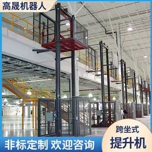 Fast Vertical Lift Material Hoist Workshop Warehouse Intelligent Storage Pallet Type Reciprocating Lift
