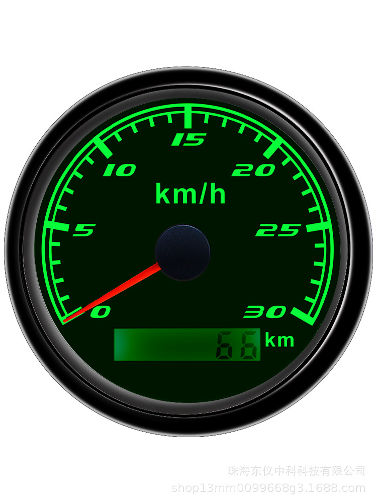 Gps Speedometer 30Km Gps Speedometer 12/24V Universal Engineering Vehicle Pulse Gps Odometer Speedometer