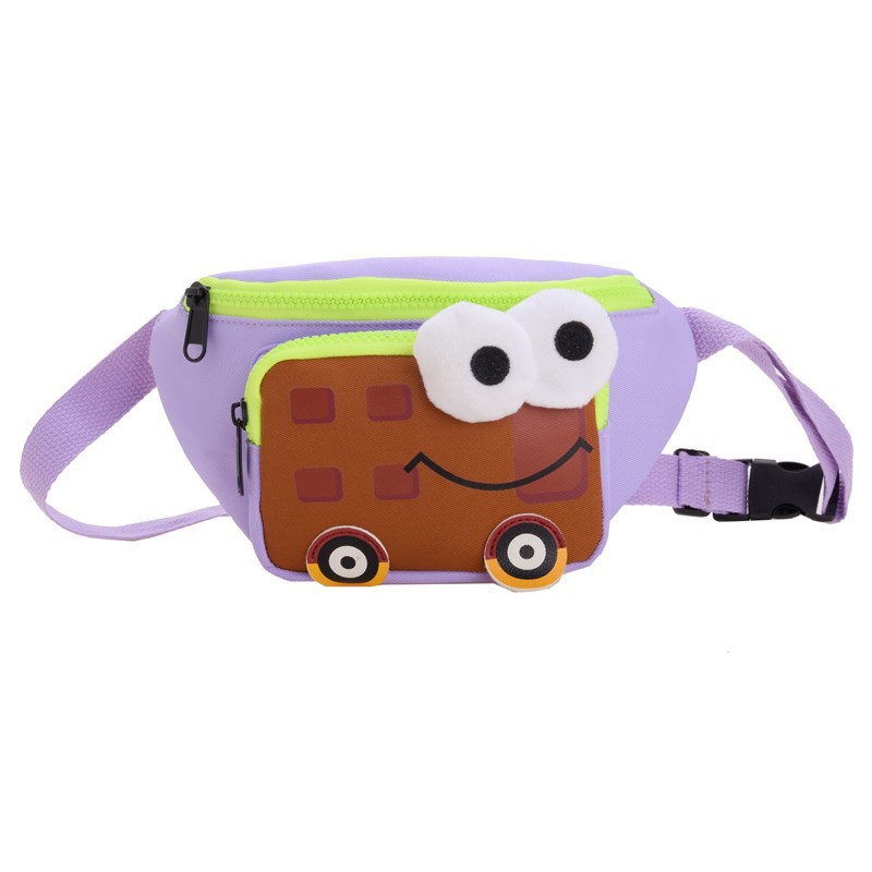 Bolsas japonesas para niños y niñas de dibujos animados lindos ojos grandes bolsas de cintura para bebés de automóviles 2025 nuevas bolsas de comercio exterior transfronterizas para niños