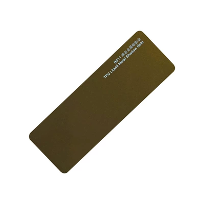 Axxpel Liquid Metal Shadow Gold Tpu Car Paint Color Change Color Film Protective Film Ppf Heat Repair Scratch (Auto Color Change Film) - tpu-liquid-metal-shadow-gold-152m-15m