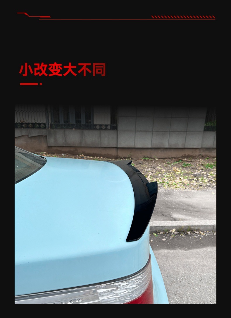 Applicable to 2004-2010 BMW bmw 5 series e60 m4 blade rear wing top wing fixed wing cross-border modification parts