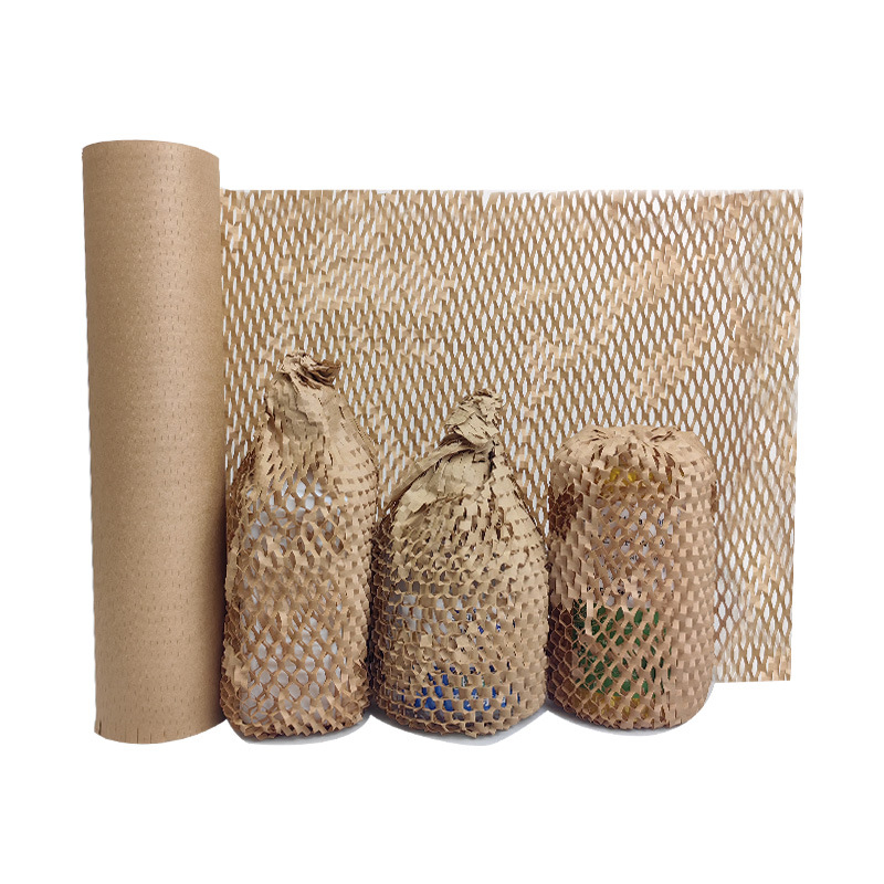 Embalaje floral Papel Kraft transfronterizo especial panal papel degradable buffer anti-colisión malla panal papel de embalaje al por mayor