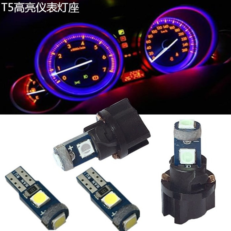 Fuente de fábrica T5 coche instrumento titular de la lámpara luz indicadora licencia de coche Lámpara de lectura techo solar titular de la lámpara en stock