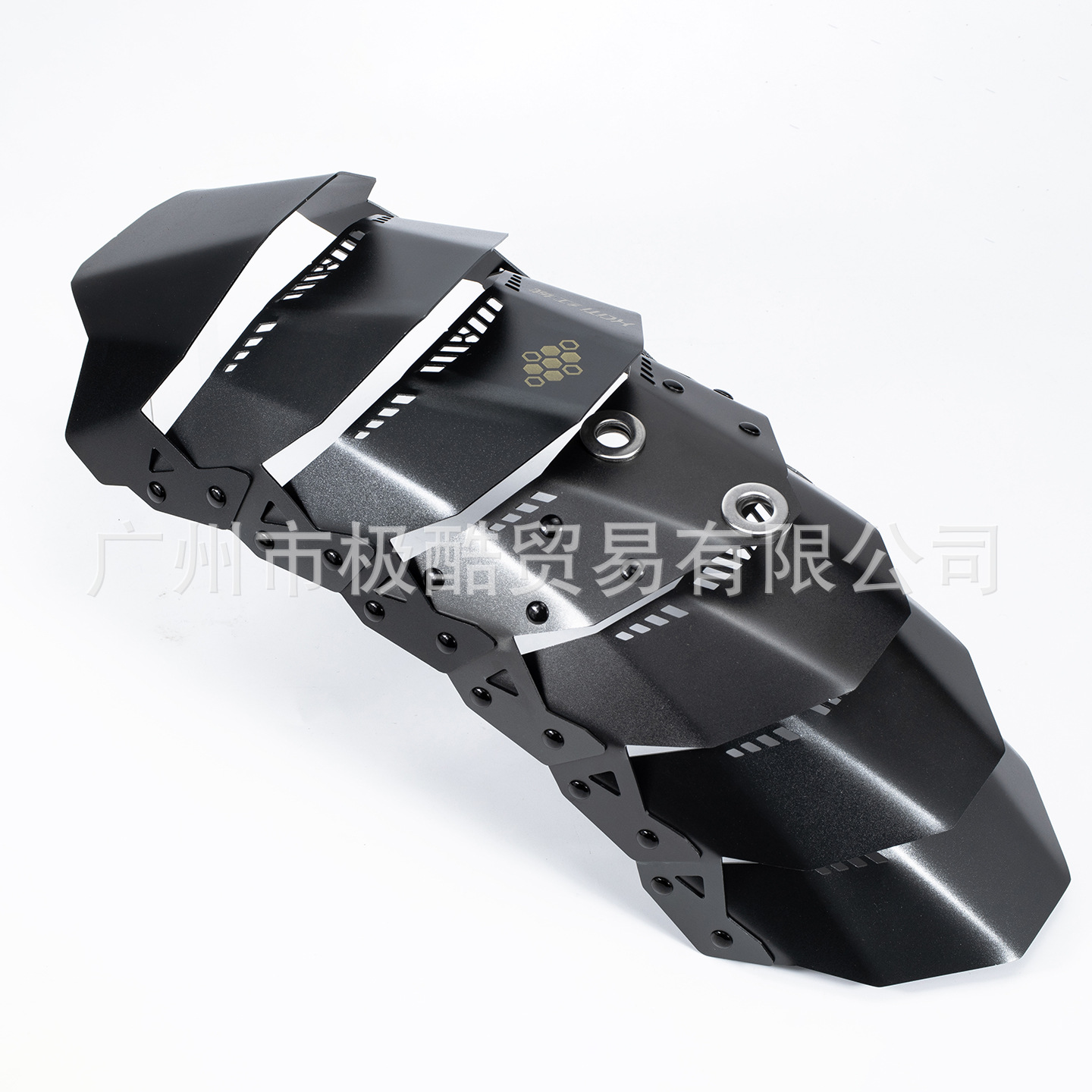 Hciti Red City Aluminum Alloy Louvered Rear Fender Armor Modified Electric Motorcycle Electric Scooter