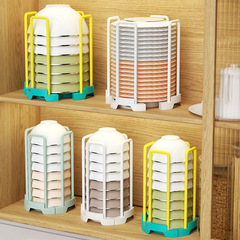 Household telescopic bowl rack kitchen cabinet bowl plate bowl basin draining rack desktop plate rice bowl storage organizer shelf