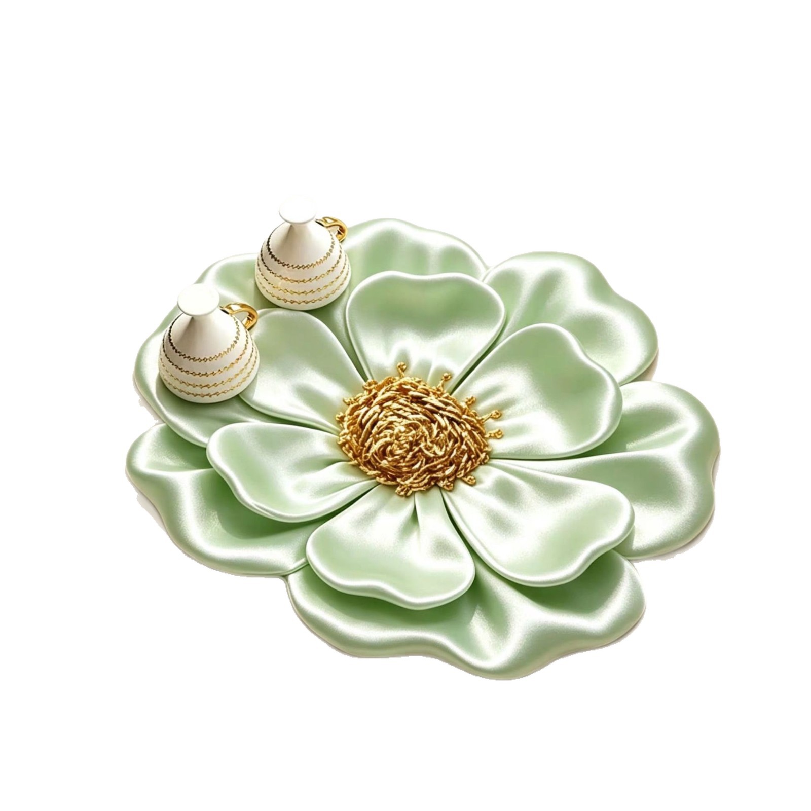 Flores de lujo ligero transfronterizo cocina de drenaje de algas absorción de agua secado rápido almohadilla de mesa mesa mesa fácil de cuidar almohadilla antideslizante resistente al desgaste
