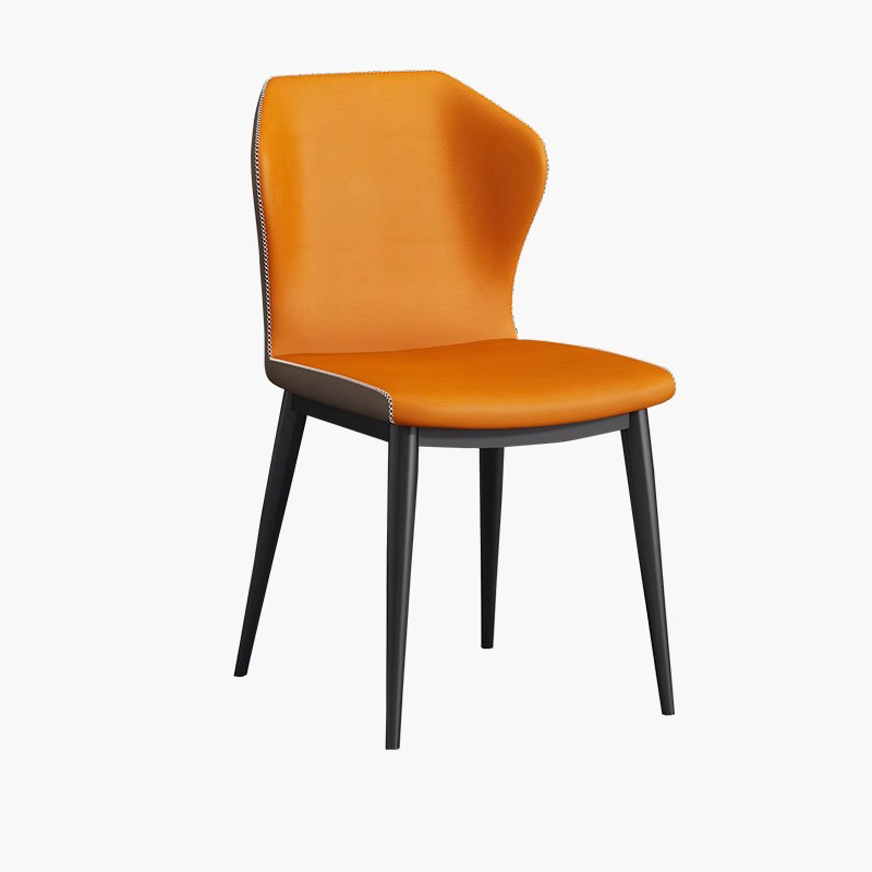 Luz de lujo comedor silla mesa de comedor silla moderna simple ocio respaldo suave bolsa de café silla Hotel negociación silla