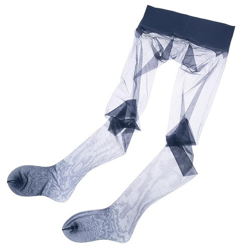 Seamless open-leg silk stockings, spring and summer invisible, seamless, invisible, natural bare feeling, tights, ultra-thin transparent 0D black silk for women