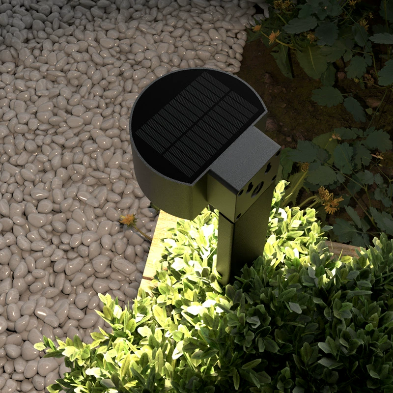 Induction travel physiological emergency light solar-powered for gazebo, human sensor