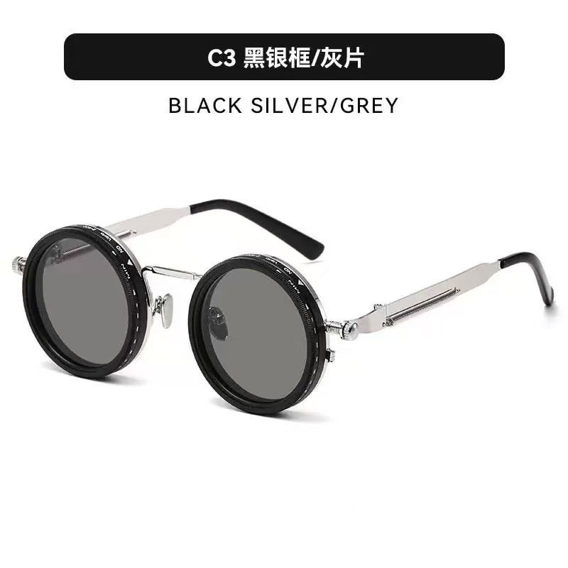 Silver frame black gray [plastic steel]