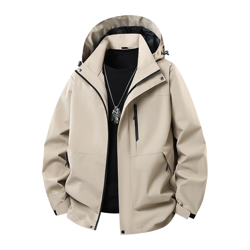 Transfronterizo al aire libre vestir chaqueta hombre primavera y otoño nuevo deporte a prueba de viento impermeable traje de montaña abrigo de trabajo chaqueta de mujer