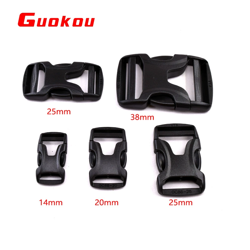 Plastic bag with clasp, card holder, belt, polyoxymethylene