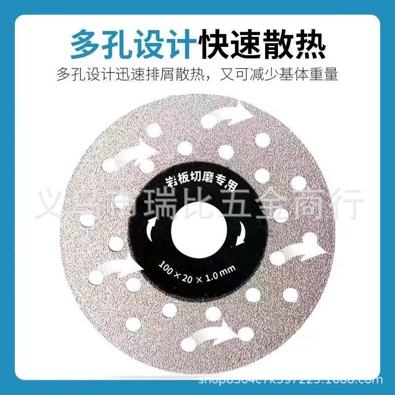 Placa de roca pieza de corte de molienda plana recorte de cerámica 45 grados biselado corte oblicuo pieza de molienda de diamante especial no astillado resistente al desgaste