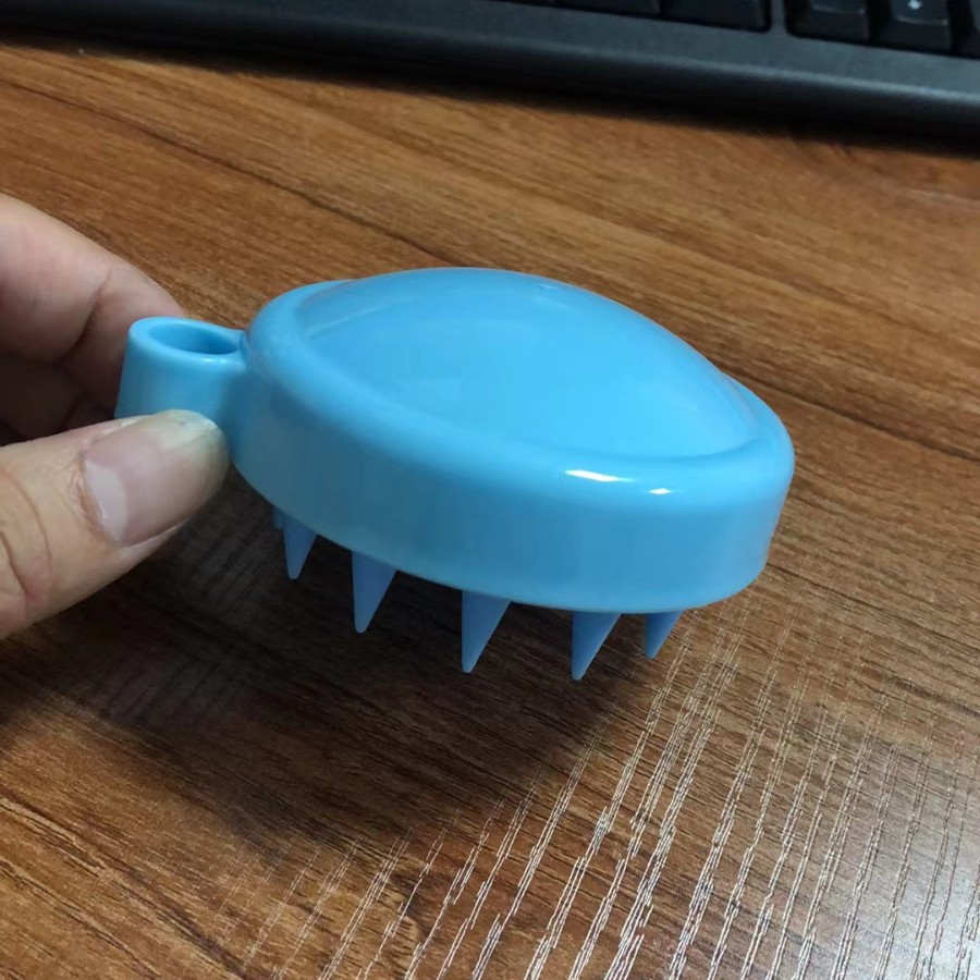 Temu en nombre del champú de pelo artefacto lavado de cuero cabelludo masaje champú peine champú cepillo masajeador peine de silicona rascador de pelo