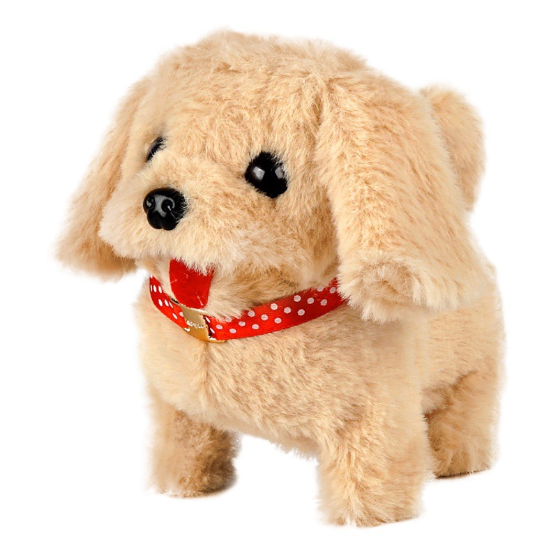 [Embalaje de comercio electrónico] simulación para niños Teddy conejo eléctrico para mascotas perro mascota felpa juguete para caminar