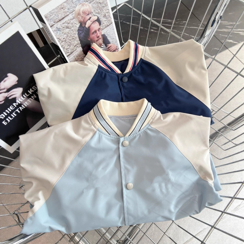 bh6278秋季男女中大童新款美式字母刺绣B家学院风棒球服夹克外套|undefined