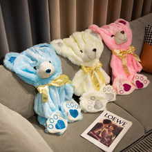 可爱小熊泰迪熊皮壳半成品毛绒玩具抱抱熊玩偶半成品皮壳布偶娃娃