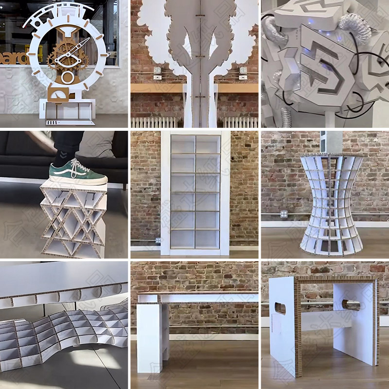 ♔深圳20MM白色复合蜂窝纸板加硬白色广告板手工DIY加厚纸板展板