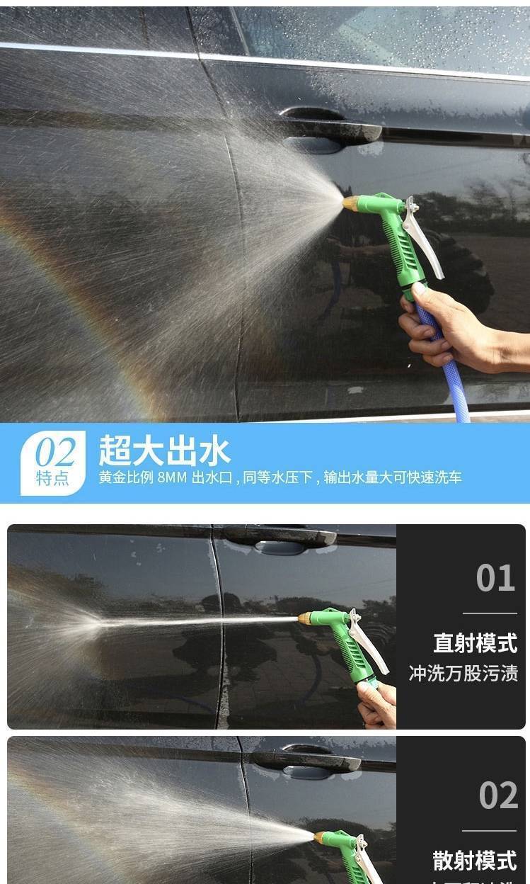 Free Shipping Car Wash High-Pressure Water Gun for Watering Gardens and Home Use, Anti-Freeze, Explosion-Proof, Universal Type, Cheap and Portable Car Washer