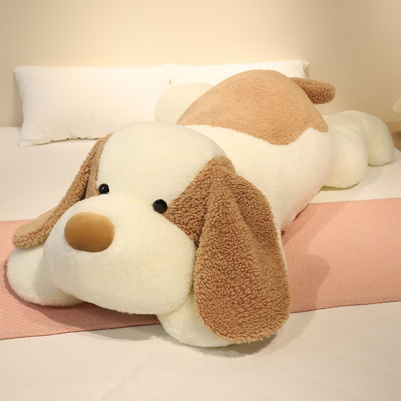 Perro dormido, peluche, animales al por mayor, juguetes lindos, almohada de peluche, almohada de peluche, cama de perros, niñas